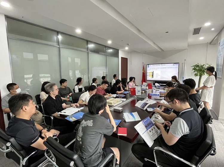 齐交流，同进步!久久综合香蕉国产蜜臀av华东公司&中建设计院交流会圆满成功